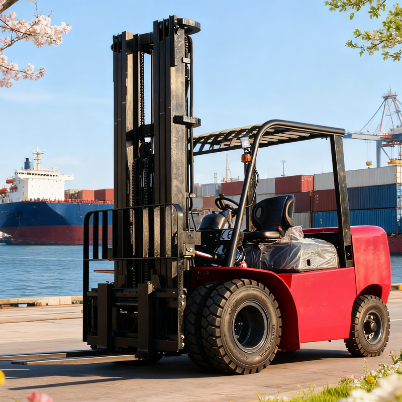 Heavy Equipment Forklift - Montacargas Diésel de 8 Toneladas de