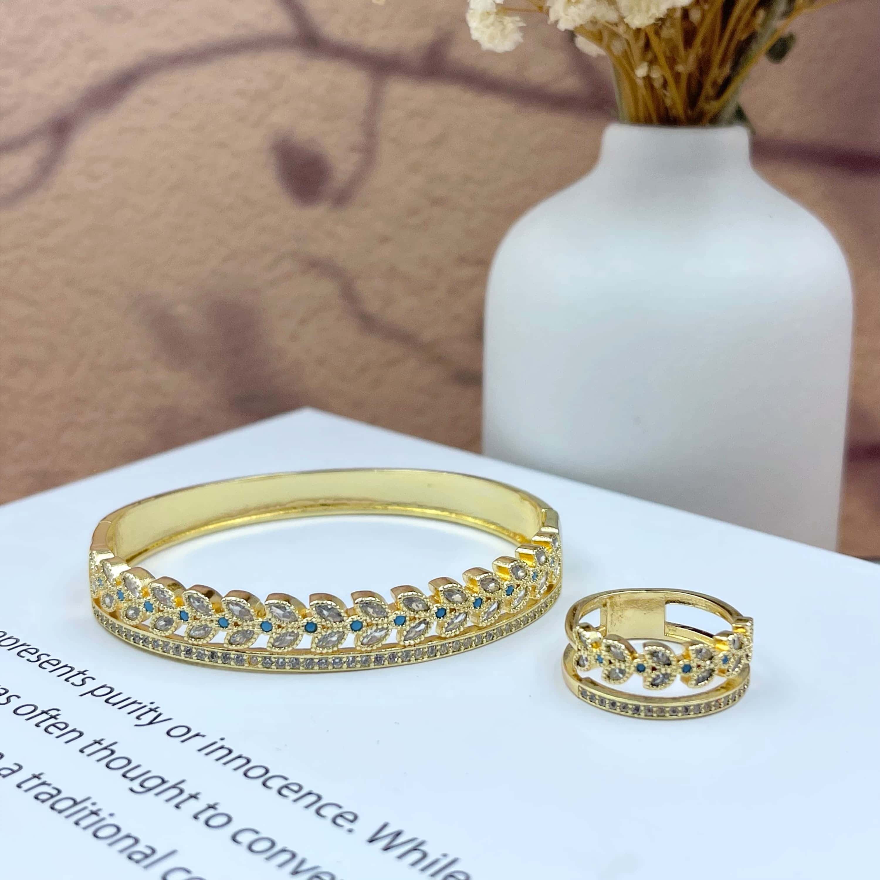 Heavy Equipment Glass - Brazalete de Cristal Estilo Barroco Vintage