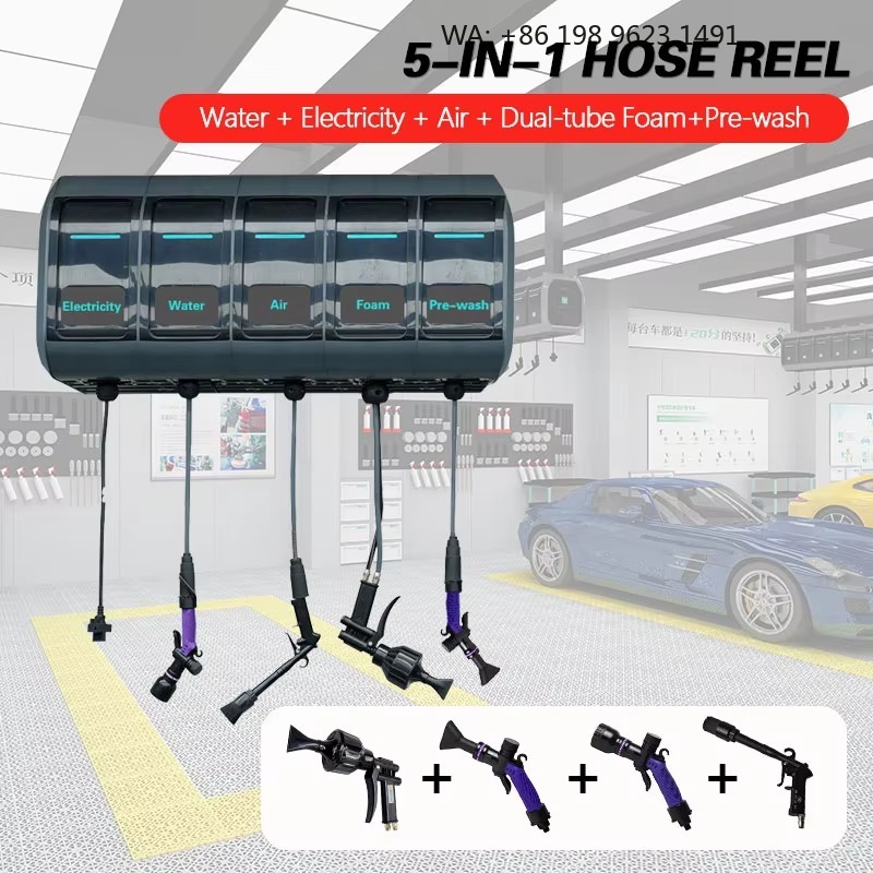 Carrete de manguera de acero d - Heavy Equipment Washing reseña y precio
