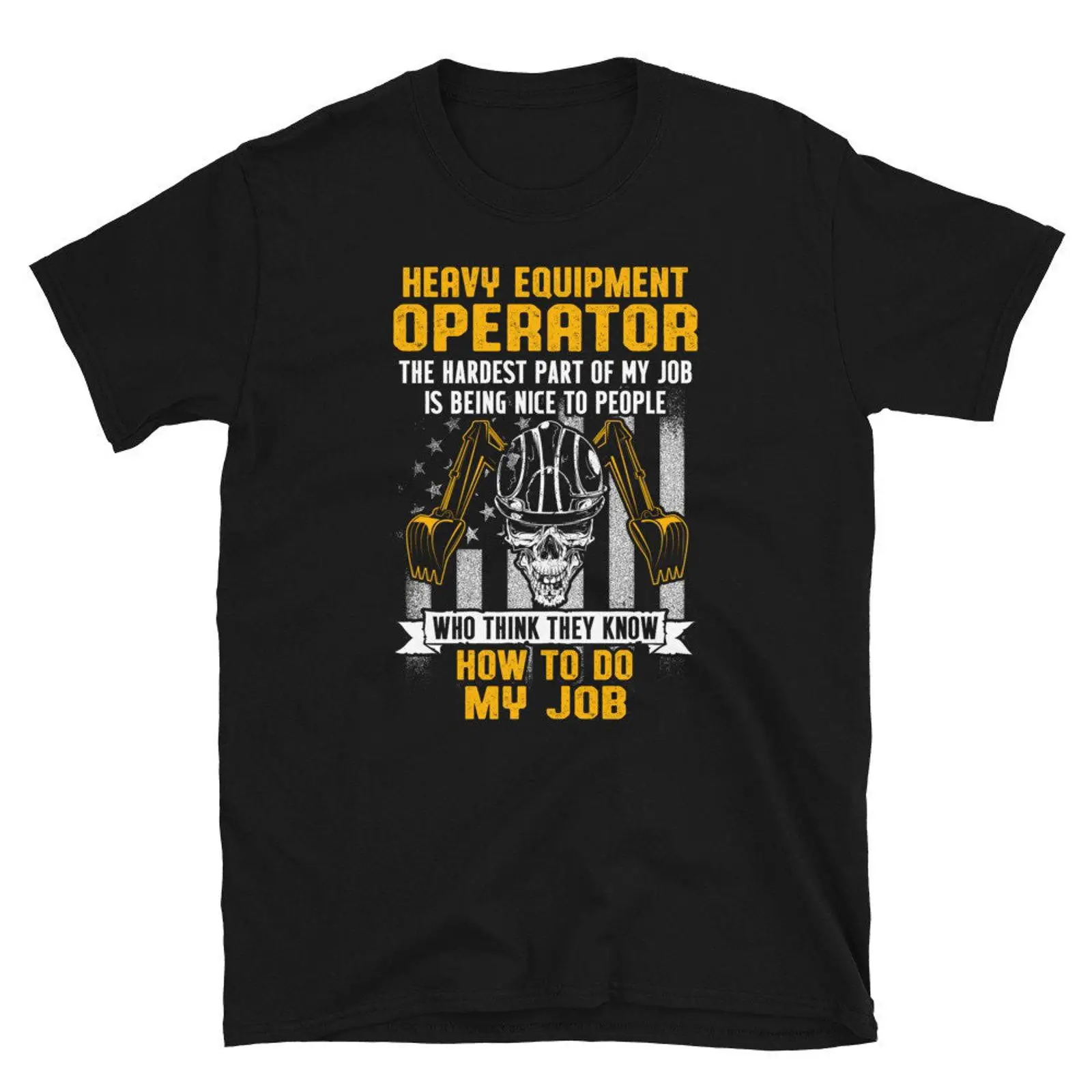 Camiseta con estampado de oper - Heavy Equipment Washing reseña y precio