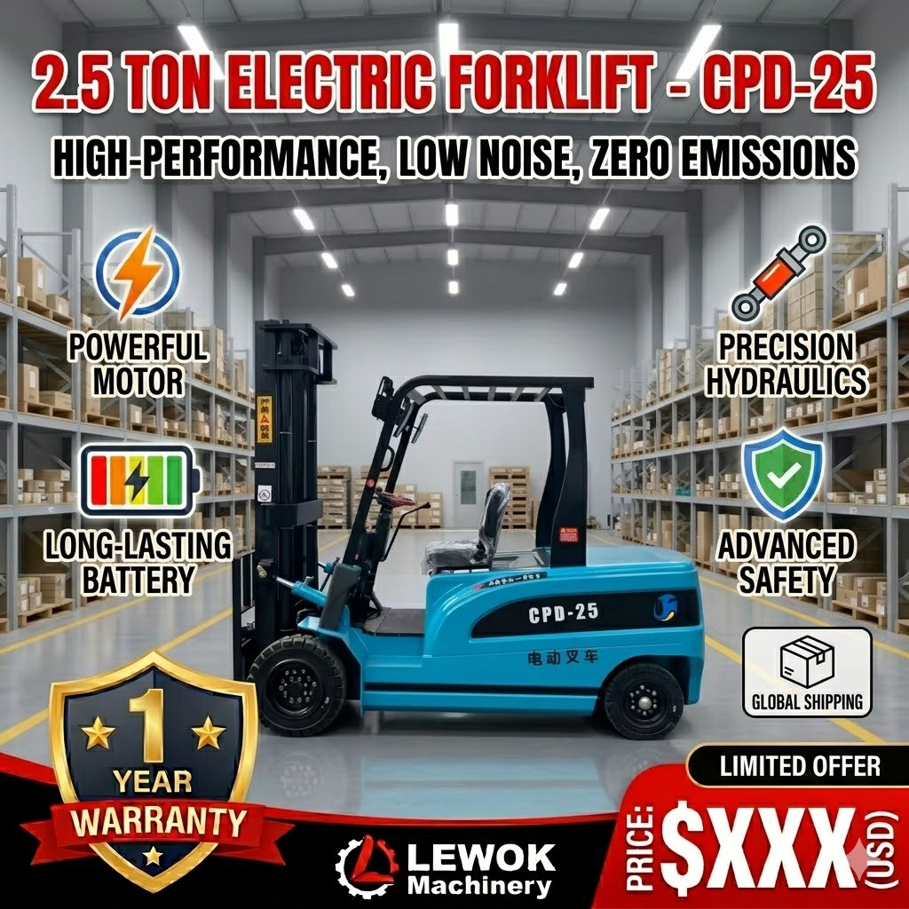 Montacargas Eléctrico Apilador - Heavy Equipment Truck reseña y precio