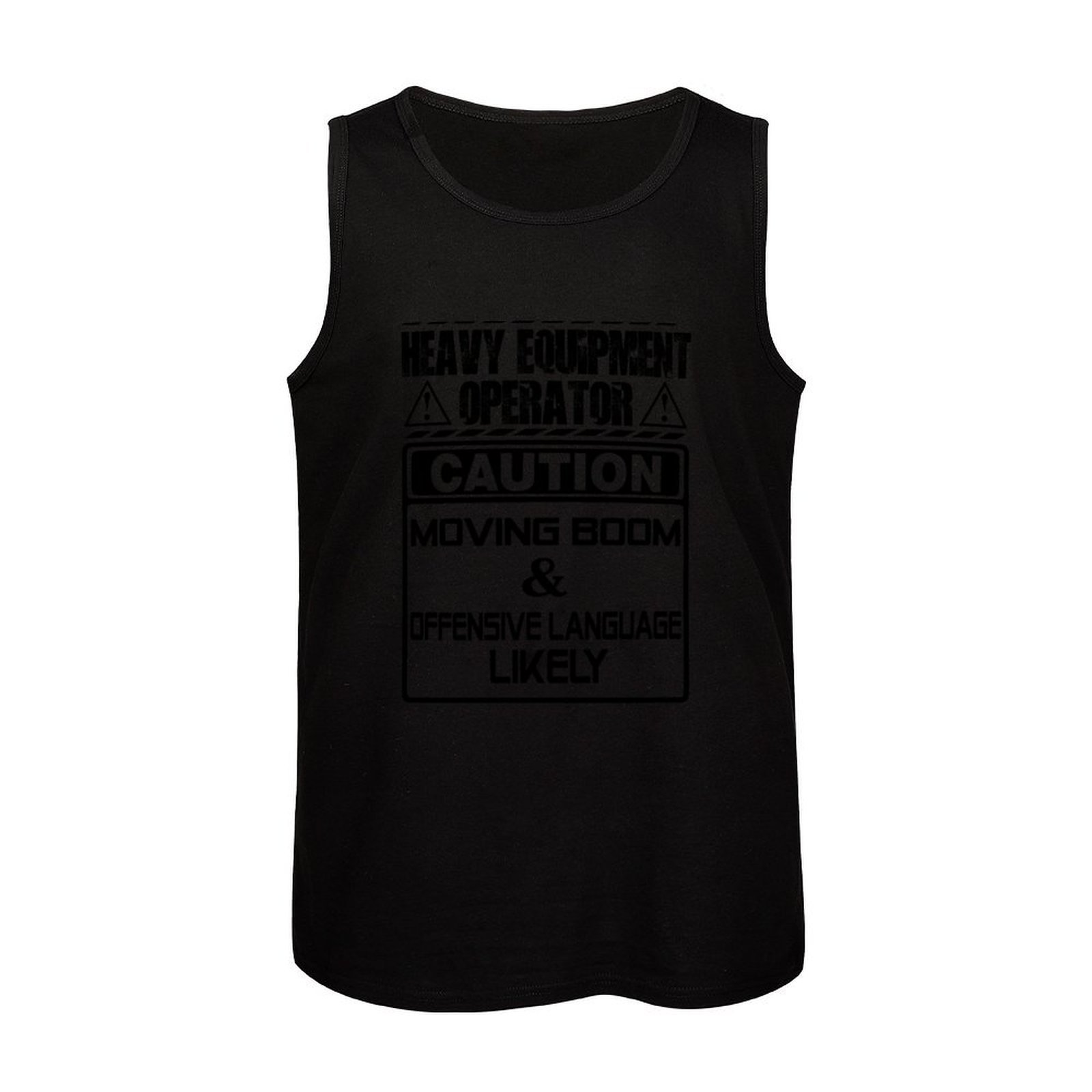 Camiseta sin mangas con estamp - Heavy Equipment Vector reseña y precio