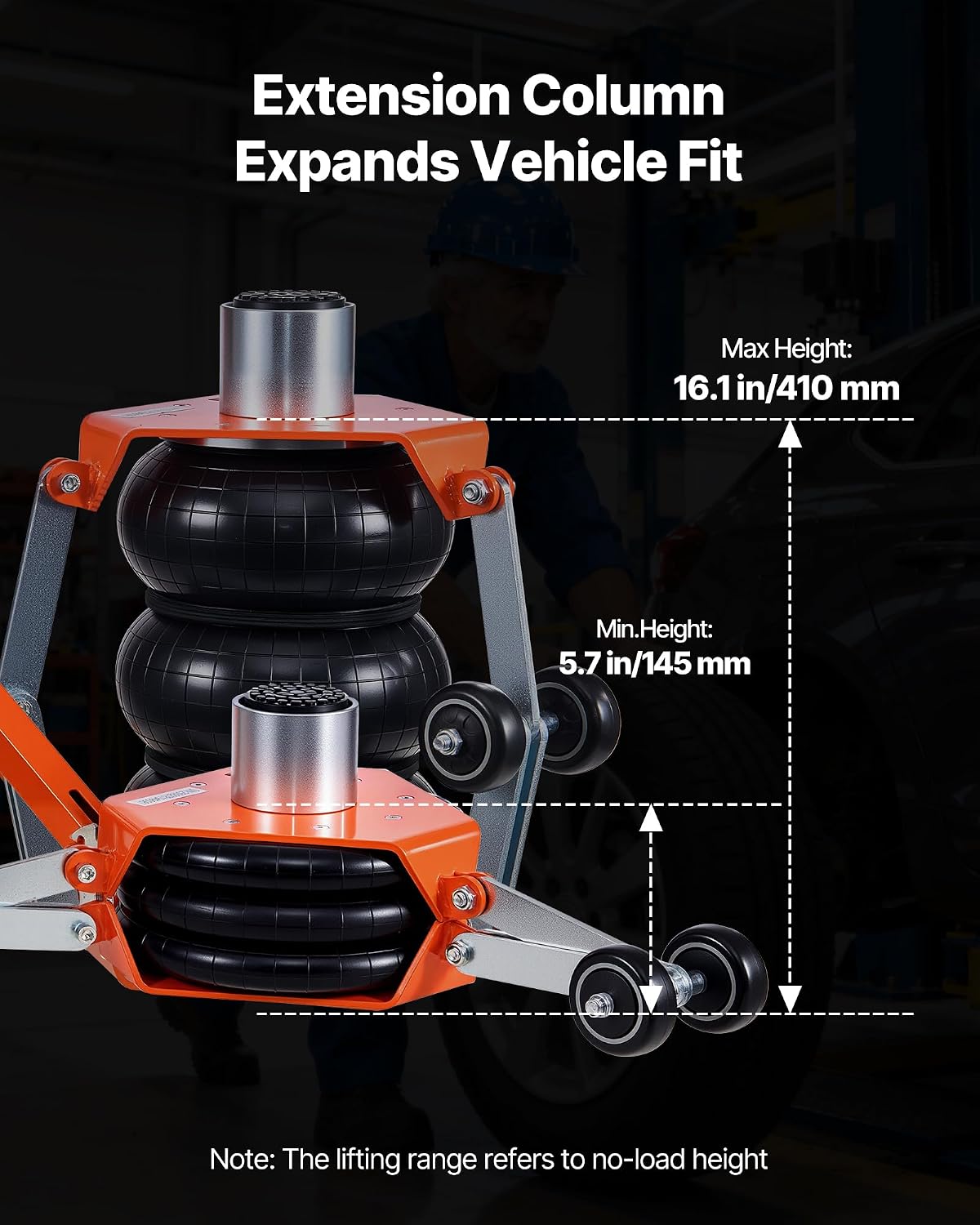 Gato neumático triple con vari - Heavy Equipment Truck reseña y precio