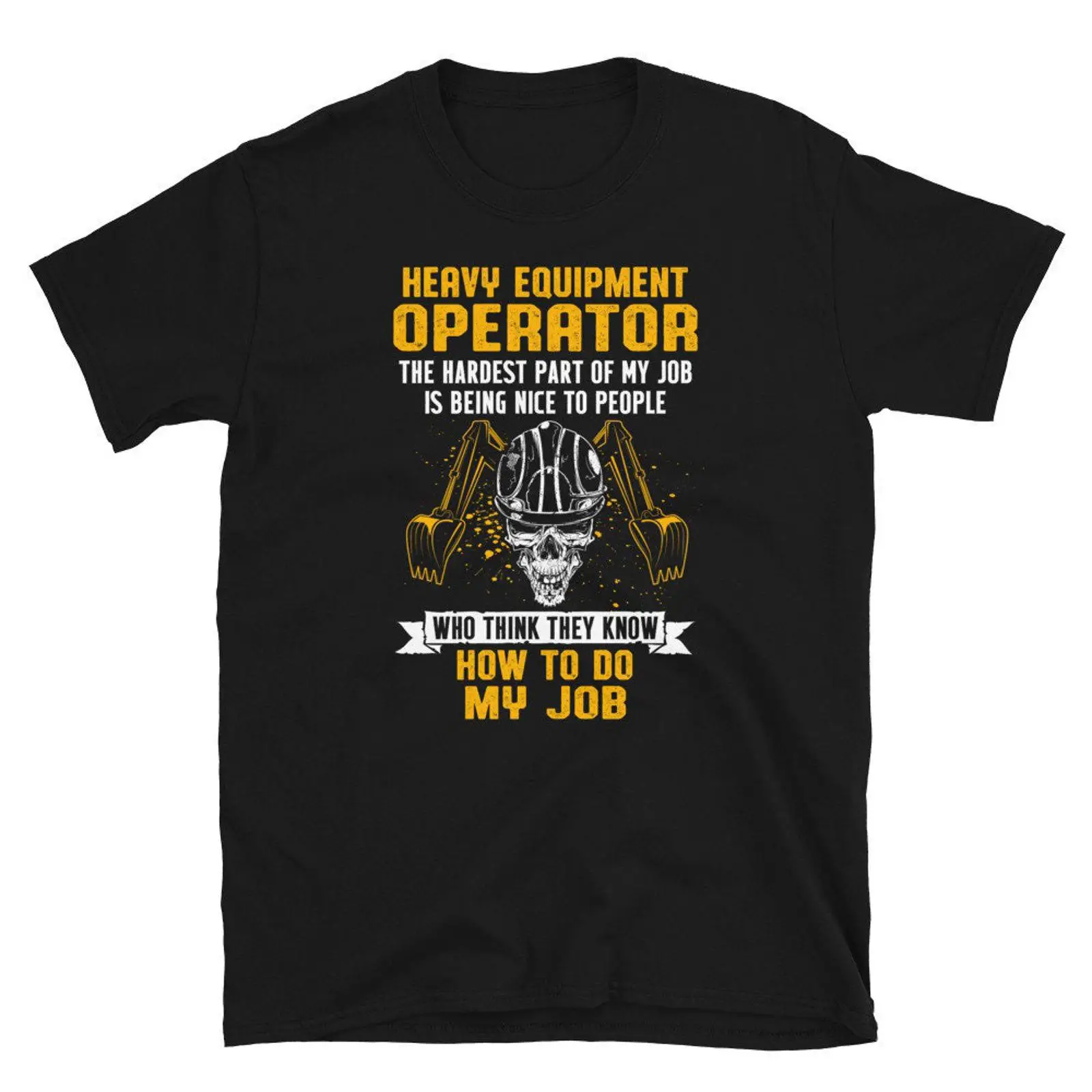 Camiseta para operador de maqu - Heavy Equipment Washing reseña y precio