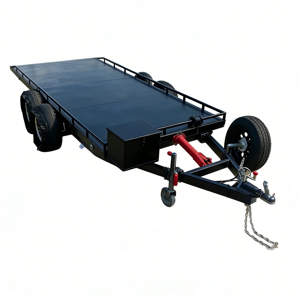 Remolque de Acero de Doble Eje - Heavy Equipment Haulers reseña y precio
